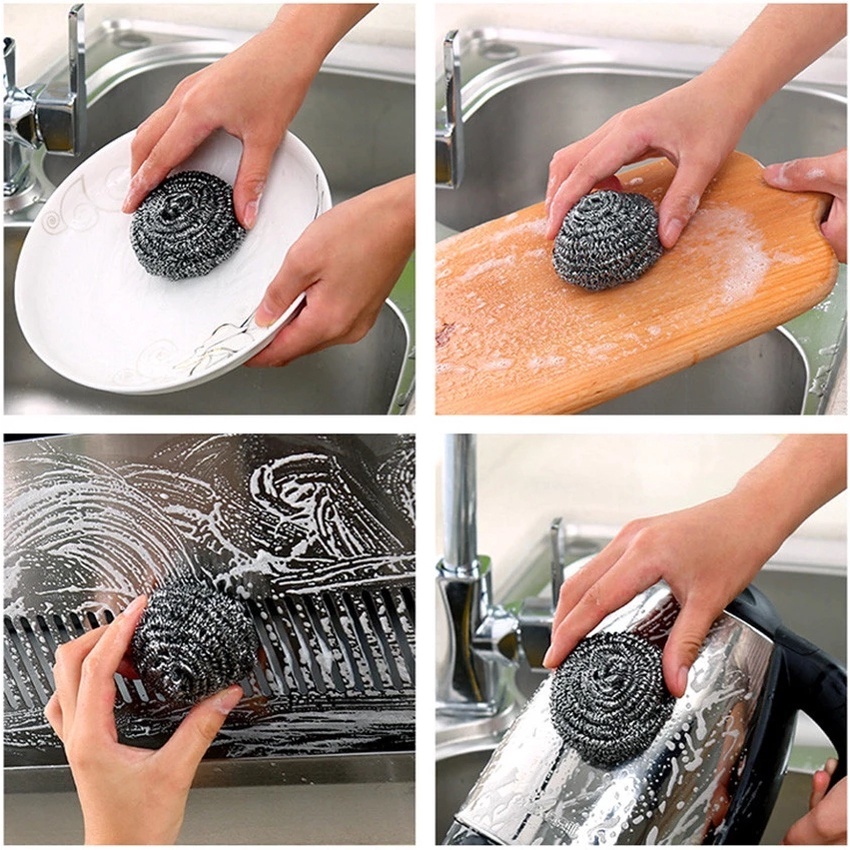 Cước Sắt, Miếng Cọ Xoong, Miếng Rửa Chén Bát Tiện Lợi