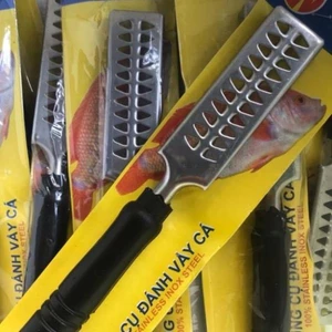 Dụng cụ đánh vảy cá inox tay cầm nhựa