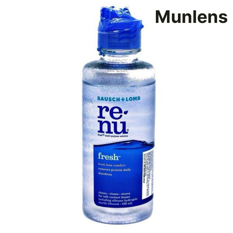 Nước ngâm lens Renu 💥HÀNG CAO CẤP💥 Nước rửa kính áp tròng USA siêu sạch, giữ ẩm dài lâu chai 120ml