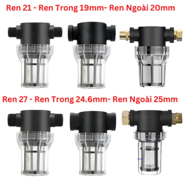 Bộ Lọc Nước Đầu Nguồn Cho Máy Rửa ,Lọc Nước Sinh Hoạt Gia Đình,Lưới Lọc Thô Lọc Rác Inox 100 Mesh