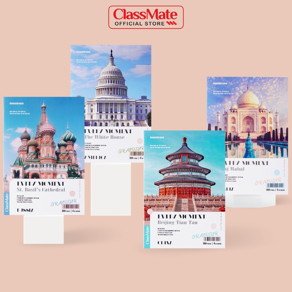 Tập Sinh Viên Miền Nam B5 Classmate Vở 4 Ly Ngang 70GSM 200 Trang Bìa Vở Chống Nước Vở Học Sinh Cấp 2 NB5-20-0308S