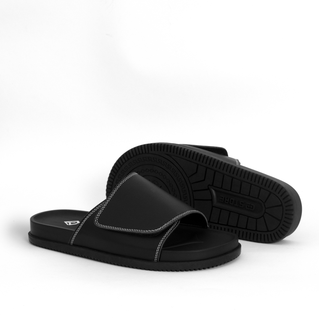 Ảnh Dép quai dán G2 Nova kiểu dép quai ngang nam, Dép da nam dáng sandal thời trang kiểu dép lê chính hãng G2 STORE 3