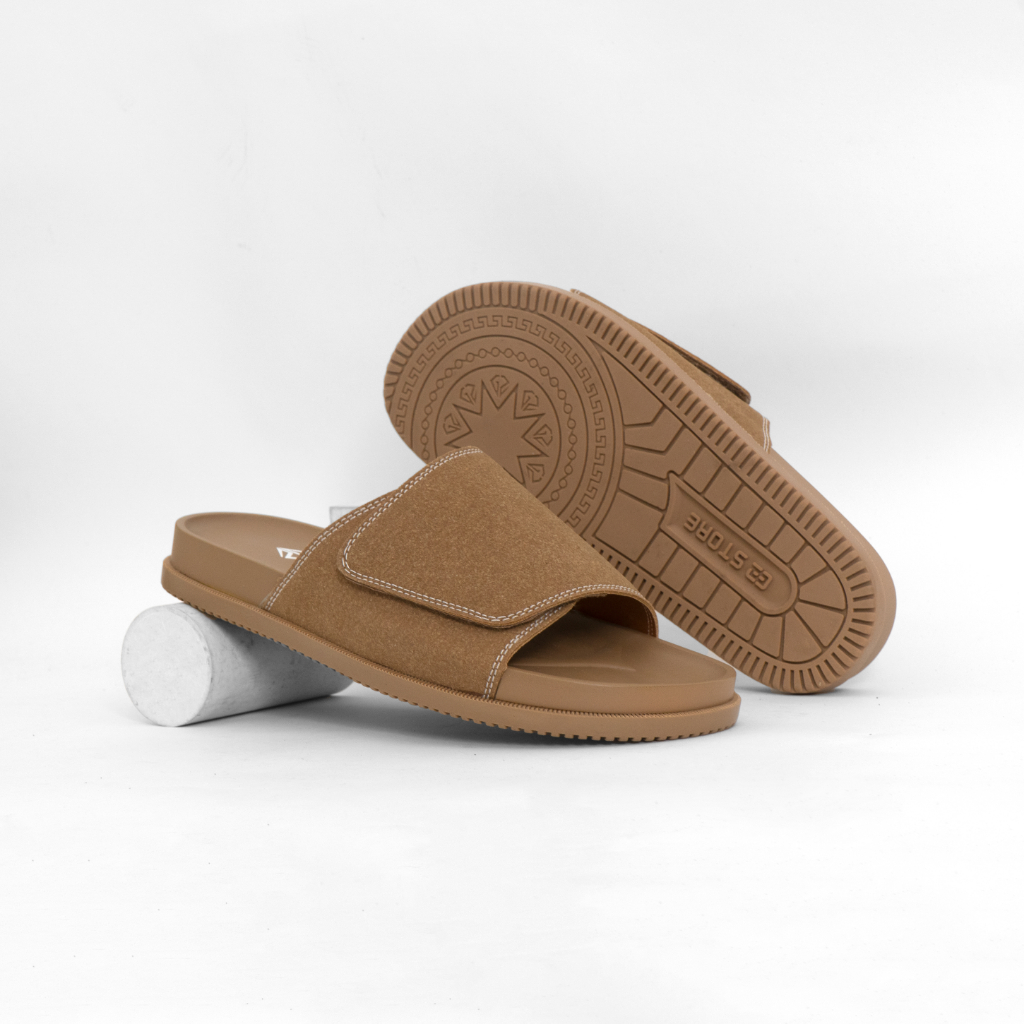 Ảnh Dép quai dán G2 Nova kiểu dép quai ngang nam, Dép da nam dáng sandal thời trang kiểu dép lê chính hãng G2 STORE 4