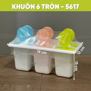 Khuôn làm kem 6 que VIỆT NHẬT – Khuôn làm kem thỏ, khuôn làm kem tròn (5616-5617)