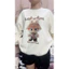 Áo Sweater Hoạt Hình 5D LABUBU Cute - Áo Nỉ Bông Form Rộng Tay Dài Cổ Tròn Nam Nữ Phong Cách Ulzzang