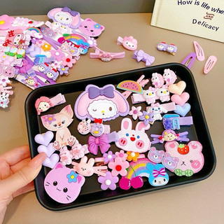KT08 Set kẹp, cột tóc 14 chi tiết cho bé gái hình hoạt hình cute xinh xắn hot 2024🌸  tuyển sỉ🌸