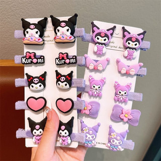 Vỉ 10 kẹp tóc mỏ vịt - Set kẹp tóc mái Sanrio siêu xinh,kẹp tóc Kuromi Cinnnamoroll đáng yêu cho bé gái 🌸 tuyển sỉ 🌸