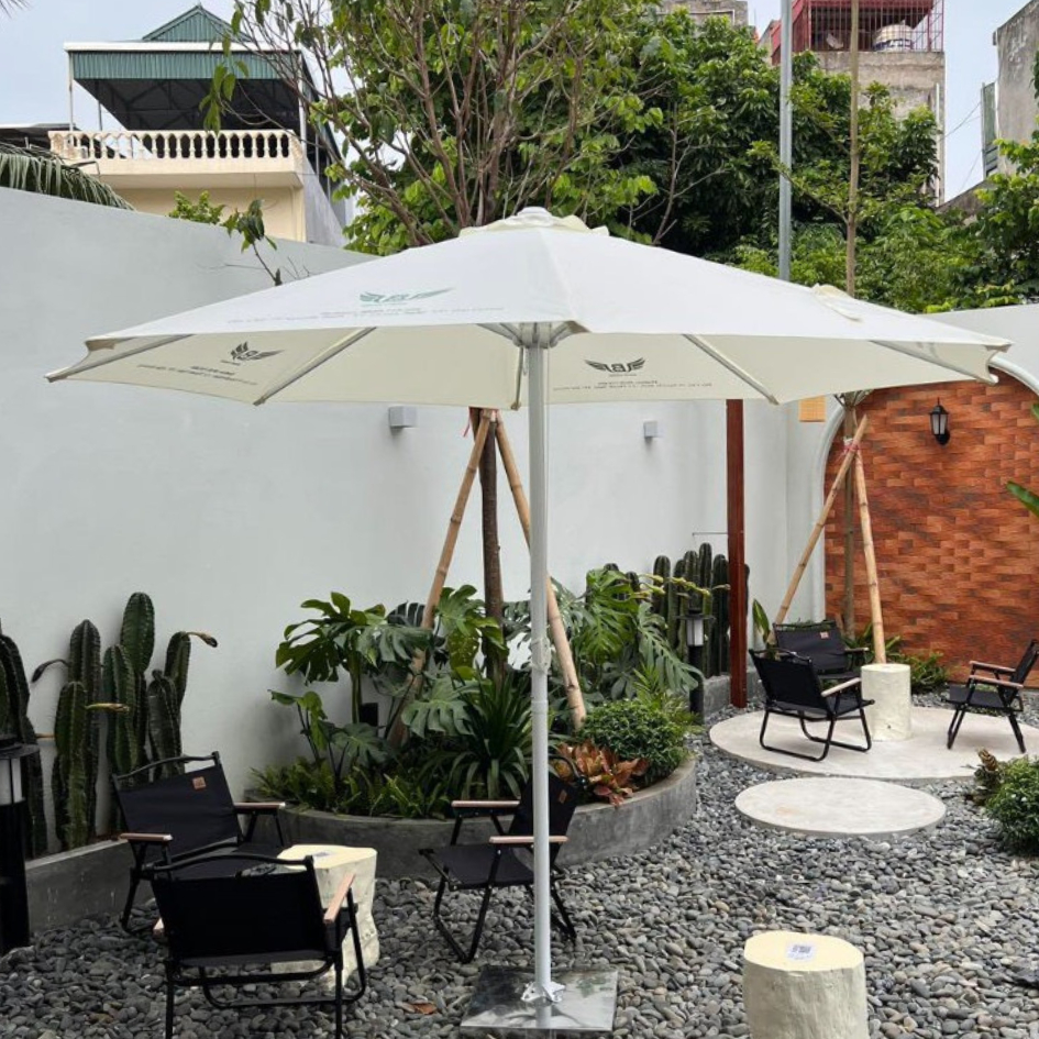 Ô Chính Tâm Tròn 3m - Nhập Khẩu Chính Hãng che nắng mưa, phù hợp với quán cafe, quán ăn, nhà cửa