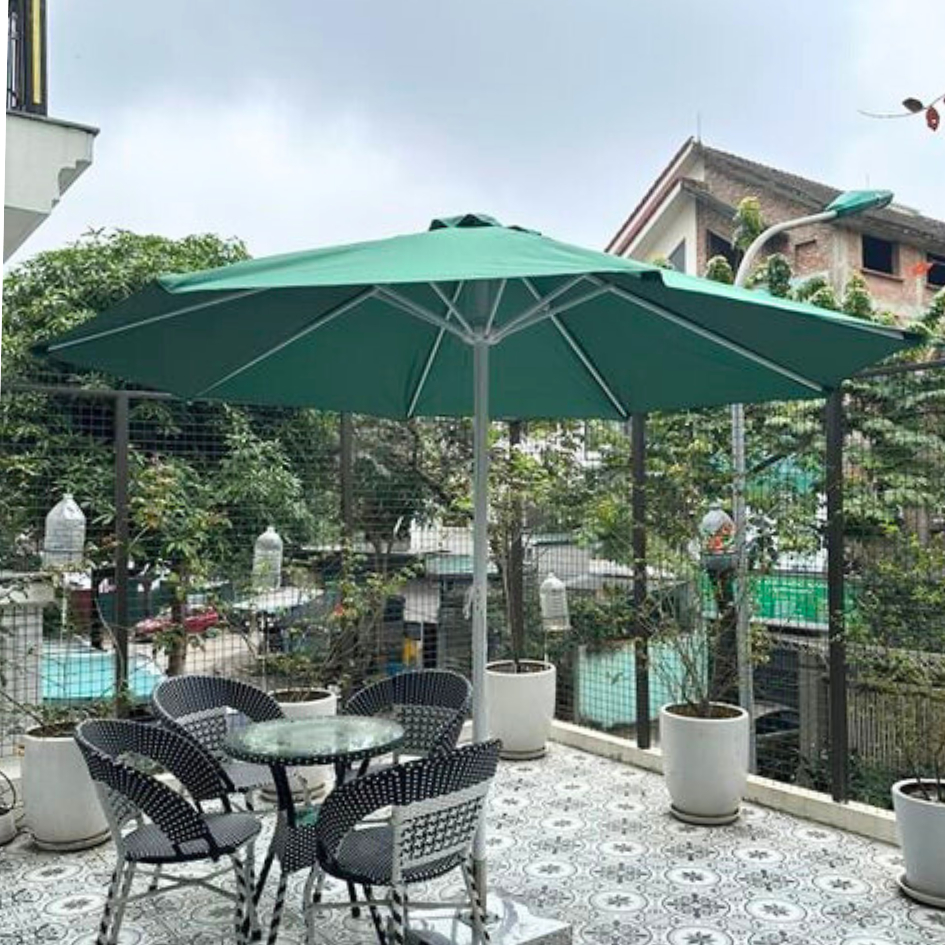Ô Chính Tâm Tròn 3m - Nhập Khẩu Chính Hãng che nắng mưa, phù hợp với quán cafe, quán ăn, nhà cửa