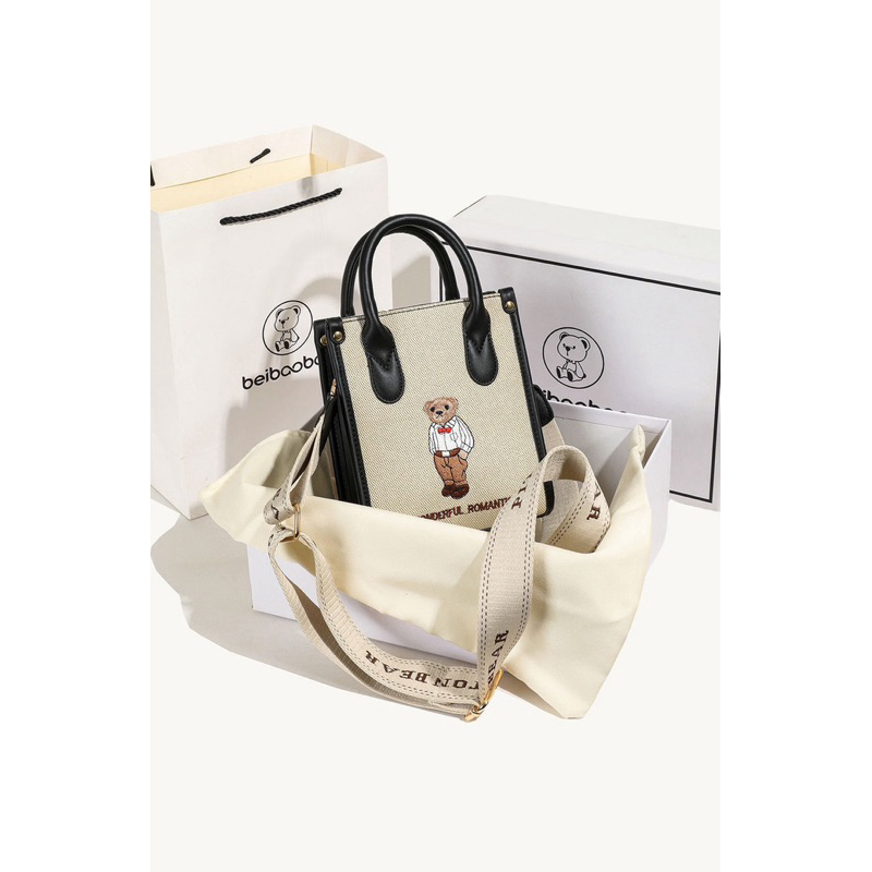 Túi Đeo Chéo Beibaobao hot trend phong cách vintage hàn quốc chính hãng 8235