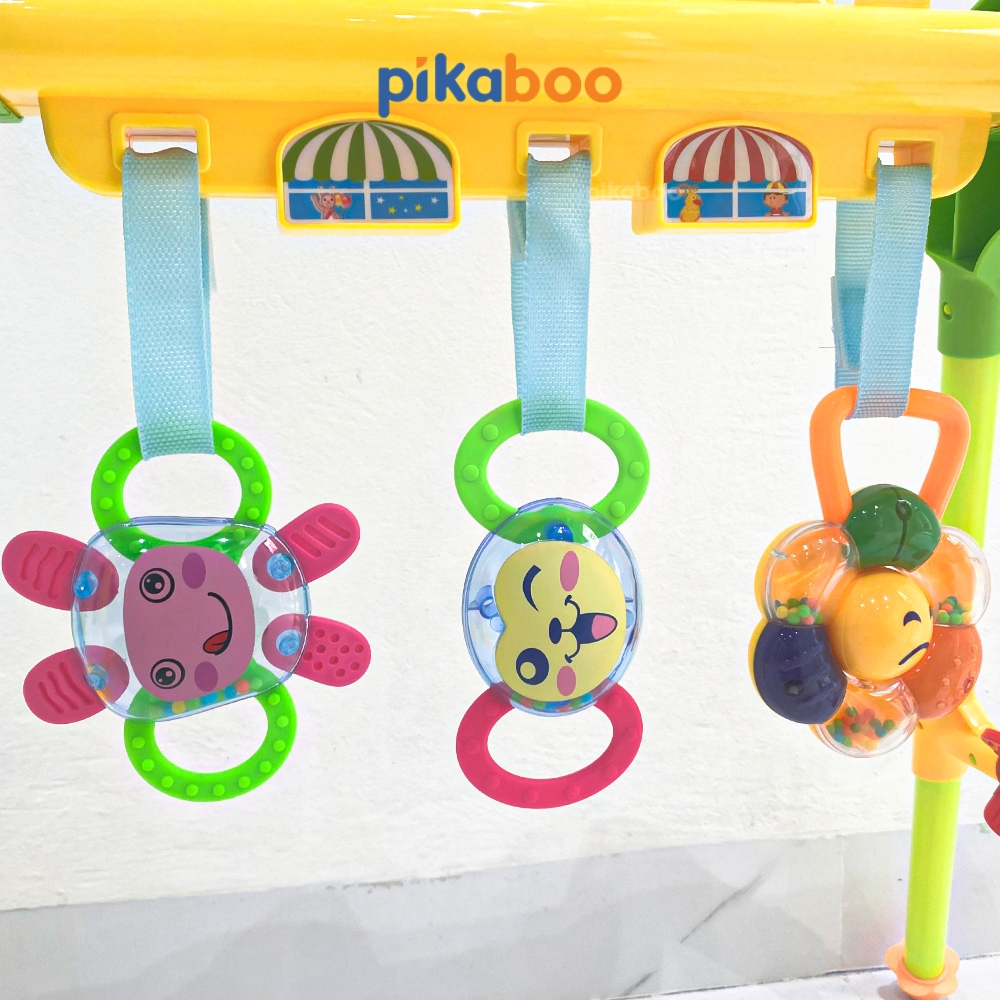 Ảnh Kệ xúc xắc chữ A cao cấp Pikaboo, giúp bé phát triển đa giác quan, chất liệu nhựa cao cấp an toàn 4