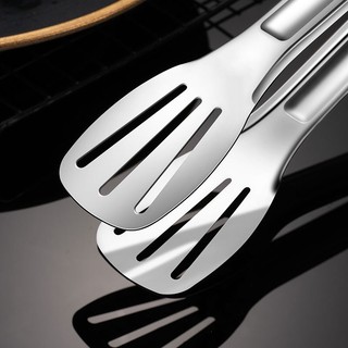 [COMBO 10]Kẹp Inox Gắp Đồ Nướng, Thức Ăn Có Khía - Kẹp Gắp Thực Phẩm, Chiên Đồ Ăn Chất Liệu Inox 304