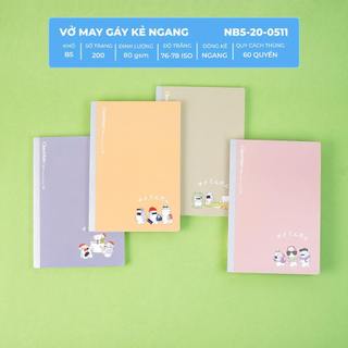 Vở ClassMate Vở Kẻ Ngang May Gáy B5 100/200 trang Thiết Kế 3 Con Cá, Bìa Chống Nước, Vở Cho Học Sinh Ghi Chép