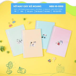 Vở ClassMate Vở Kẻ Ngang May Gáy B5 100/200 trang Thiết Kế 3 Con Cá, Bìa Chống Nước, Vở Cho Học Sinh Ghi Chép