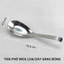 MUỖNG INOX 304 CAO CẤP,LÒNG SÂU DÀY DẶN CHUẨN CHÂU ÂU,Muỗng Ăn Cơm Bền Đẹp Sáng Bóng