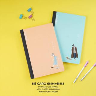Vở kẻ caro A4 ClassMate , 200/300 Trang 70GSM Bìa Bồi Cứng Cáp Cao Cấp Chống Nước, Giấy Ăn Mực Không Bị Lem