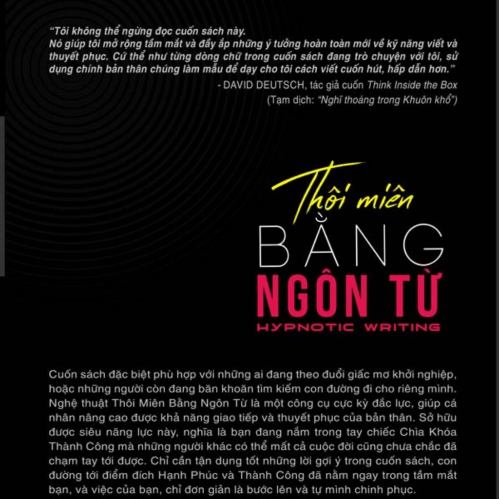 Sách - Vua bán hàng, định vị phong cách bán hàng, nghệ thuật nói trước công chúng, thôi miên bằng ngôn từ