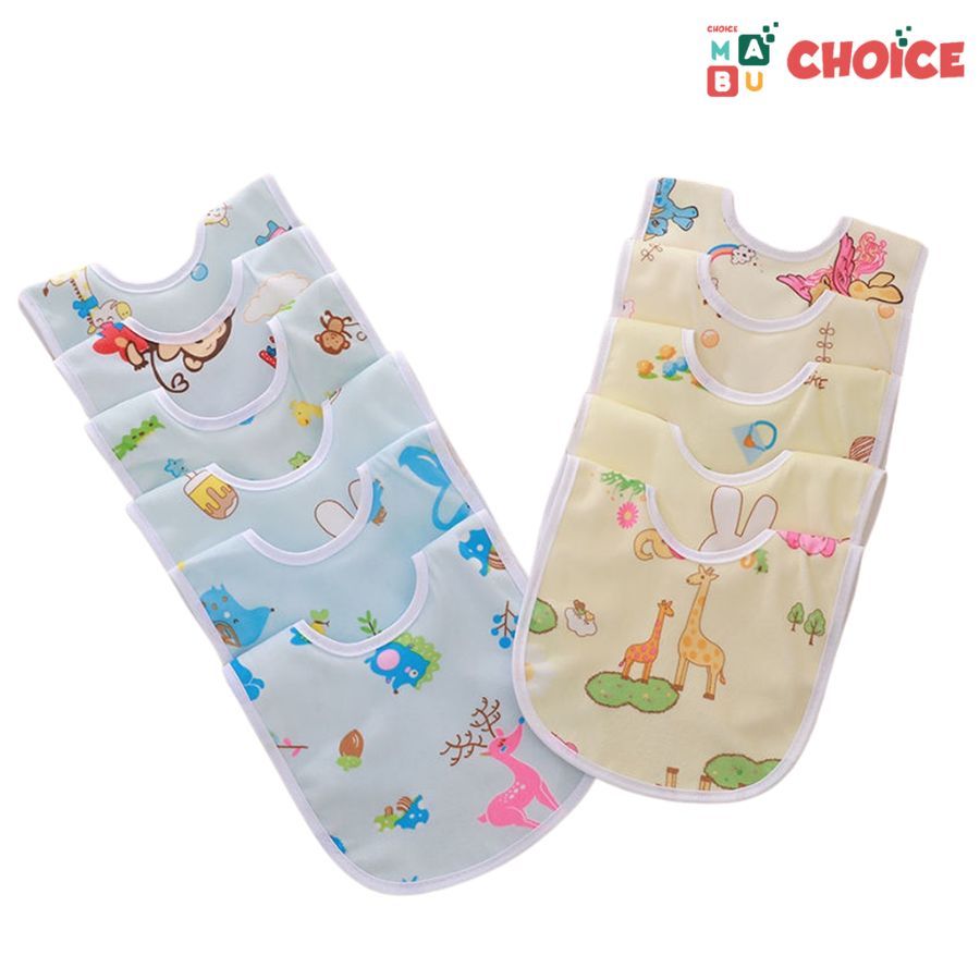 Ảnh Yếm Ăn Dặm Cho Bé Chống Thấm Hình Chữ U Cho Bé Trai Và Bé Gái 2