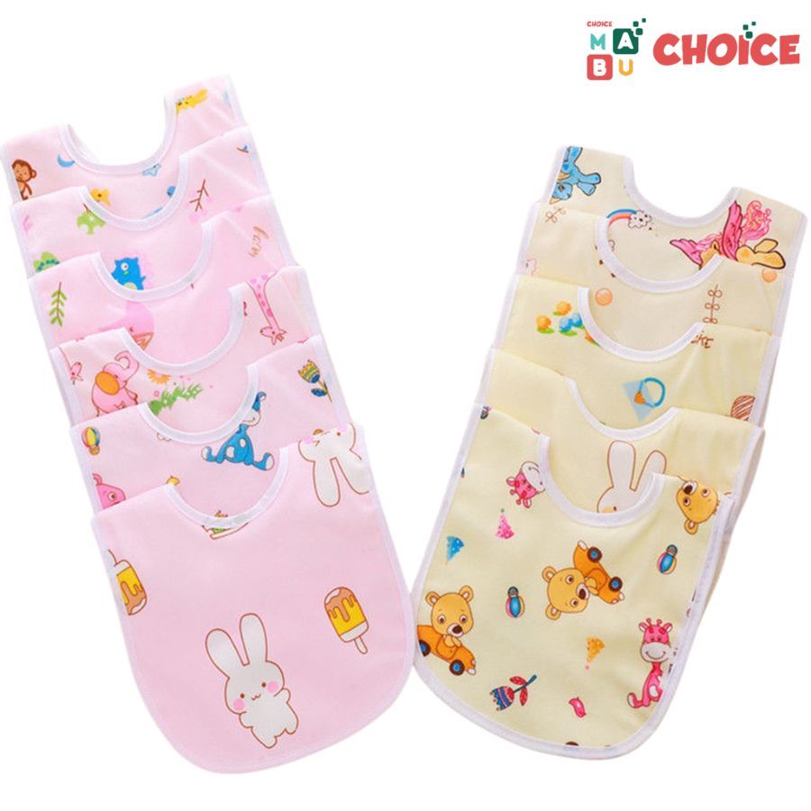 Ảnh Yếm Ăn Dặm Cho Bé Chống Thấm Hình Chữ U Cho Bé Trai Và Bé Gái 1
