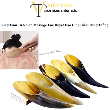 Dụng Cụ Cạo Gió, Day Ấn Huyệt Sừng Trâu Tự Nhiên Massage I Dụng Cụ Diện Chẩn Chuyên Dụng Dành Cho Dưỡng Sinh