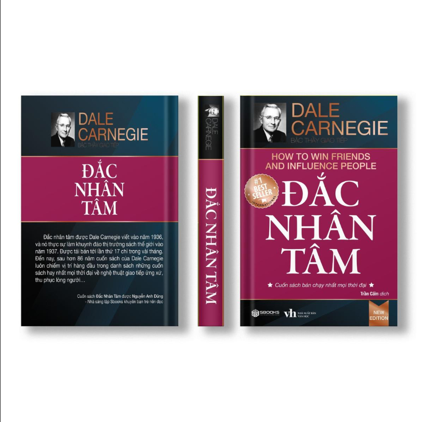 Sách Combo 3 Cuốn : Đắc Nhân Tâm + Quẳng Gánh Lo Đi & Vui Sống + Đánh Bại Nỗi Lo - SBOOKS