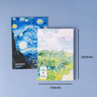 Combo 5/10 Vở Kẻ Ngang Van Gogh 70GSM ClassMate Vở 80/120Trang Vở Học Sinh Cấp2 Kẻ Ngang Dùng Ghi Chép Viết Bài