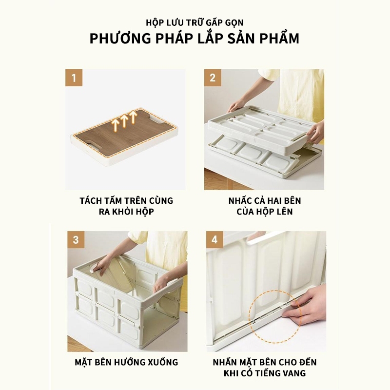 Bàn camping gấp gọn kết hợp hộp đựng đồ đa năng bằng nhựa, Khả năng chịu tải mạnh mẽ, Thùng trữ đồ | BigBuy360 - bigbuy360.vn