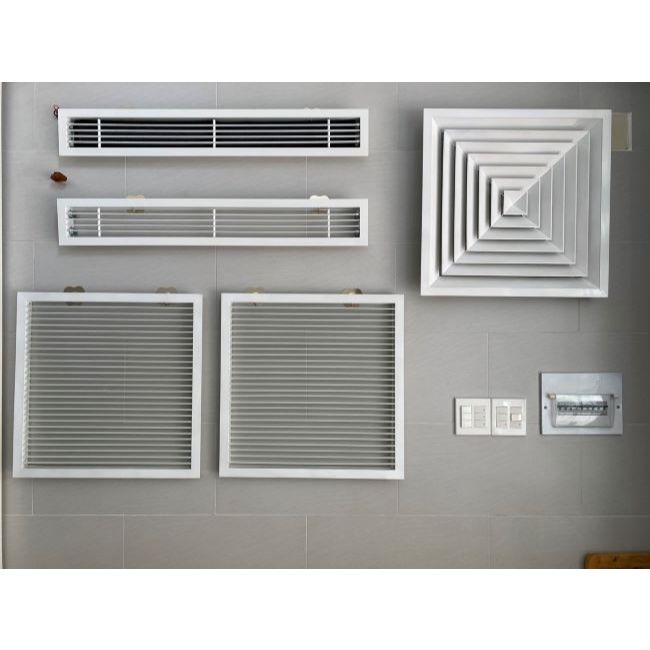 Miệng gió 600- cửa gió khuếch tán - miệng gió 4 hướng - thông gió ...
