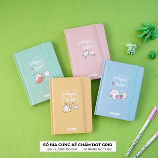 Sổ Bìa Cứng Classmate Sổ Tay Ghi Chép A5/B6/A6 160 trang Sổ Bìa Bồi 100gsm Rabbit Dòng Chấm DotGrid Sổ Nhật Ký Take Note