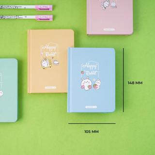 Sổ Bìa Cứng Classmate Sổ Tay Ghi Chép A5/B6/A6 160 trang Sổ Bìa Bồi 100gsm Rabbit Dòng Chấm DotGrid Sổ Nhật Ký Take Note