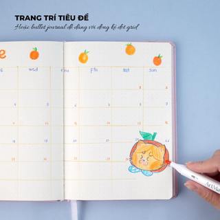 Sổ Bìa Cứng Classmate Sổ Tay Ghi Chép A5/B6/A6 160 trang Sổ Bìa Bồi 100gsm Rabbit Dòng Chấm DotGrid Sổ Nhật Ký Take Note