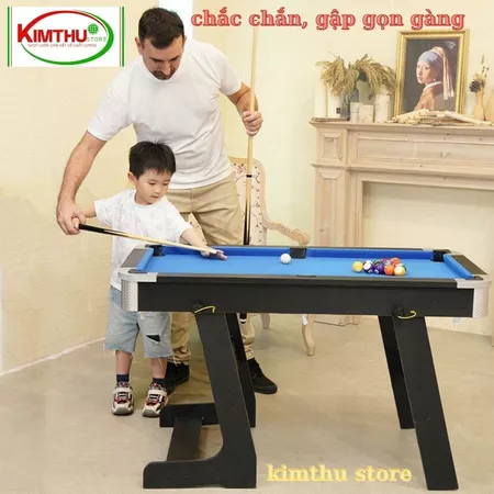 Bàn Bida Mini Gấp Gọn Cao Cấp – Bàn Bi-a Đồ Chơi Vận Động Cho Bé và Gia Đình – Bàn Bi-a Cỡ Lớn Chân Gập Chắc Chắn
