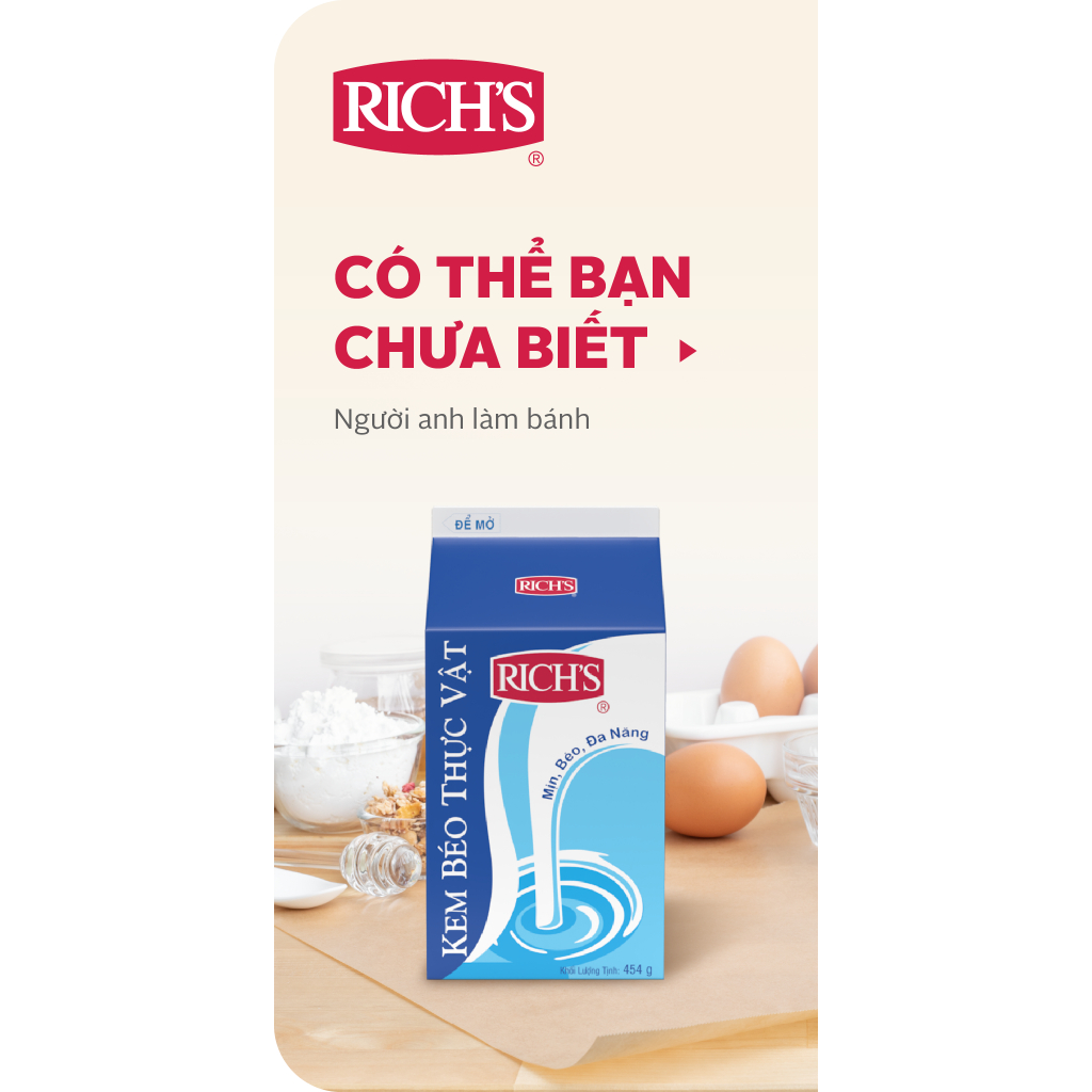[HỎA TỐC TP.HCM] Kem béo thực vật ICE HOT lùn 454ml dùng pha chế,làm bánh - DL01B