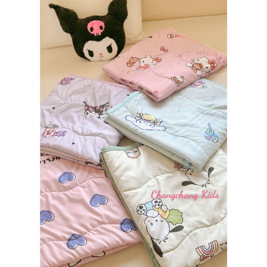 Chăn cotton korumi ciramoll hello kitty dễ thương cho bé 110cmx150cm