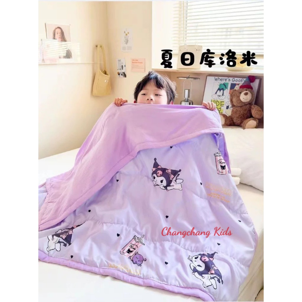 Chăn cotton korumi ciramoll hello kitty dễ thương cho bé 110cmx150cm