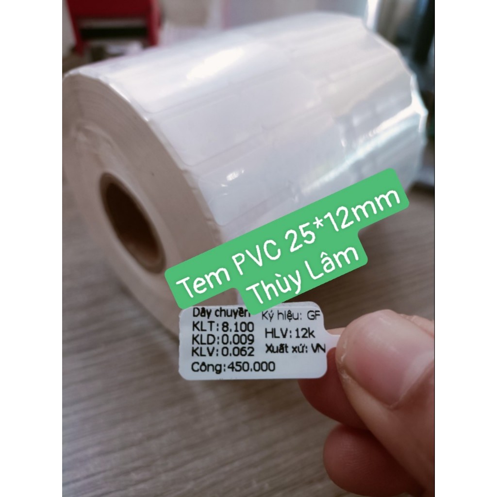 Giấy in tem vàng bạc trang sức PVC phủ bóng dai, khó rách, không thấm ...