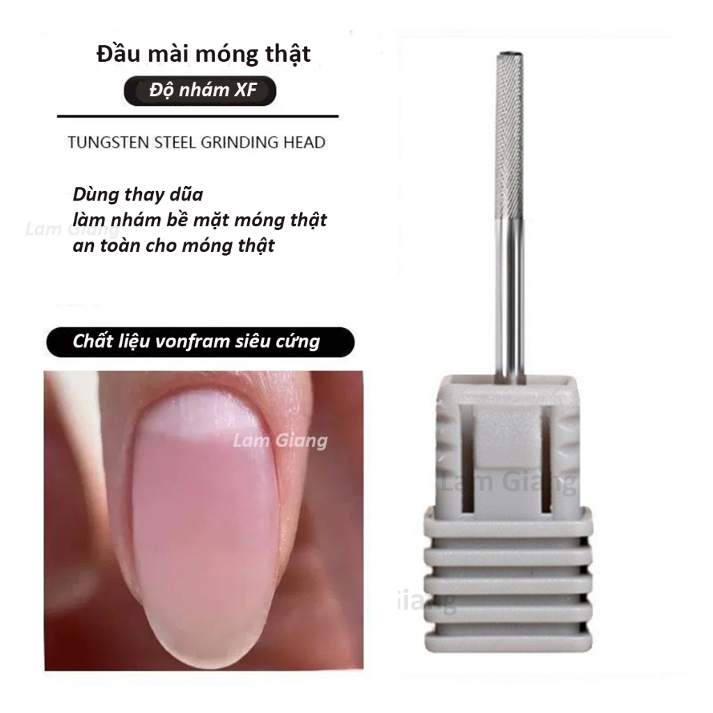 Các loại Đầu mài siêu cứng, mài móng thật - mài khoé - mài mịn- phá bột- phá gel
