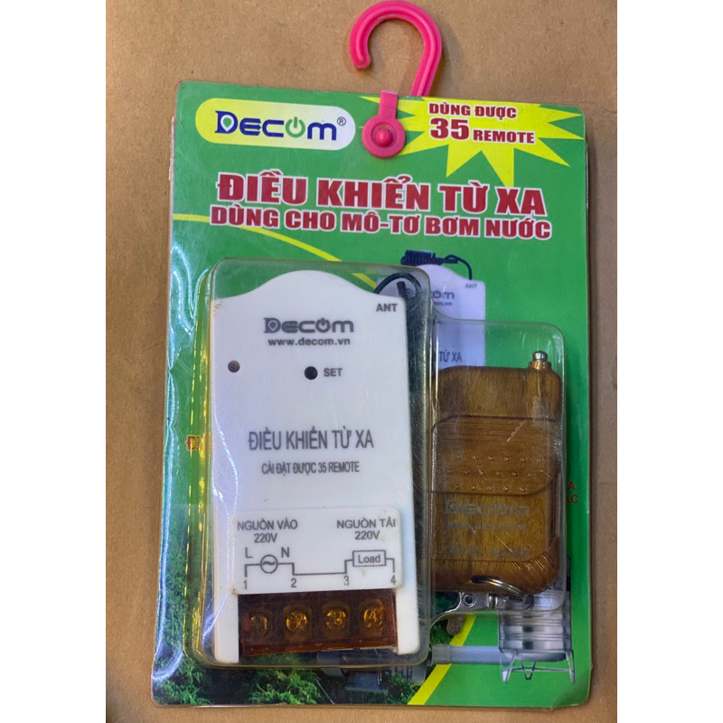 Điều khiển từ xa DECOM dùng cho mô-tơ bơm nước (35 loại remote ...