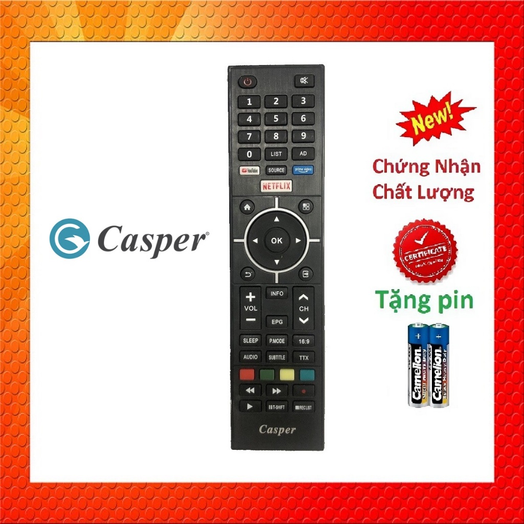 remote Điều khiển Tivi Casper 32 inch 32HX6200