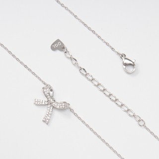 Bộ quà tặng "Ngọt Ngào" LAMY Dây chuyền nữ Bow Necklace Silver 6019 - Hộp 7016