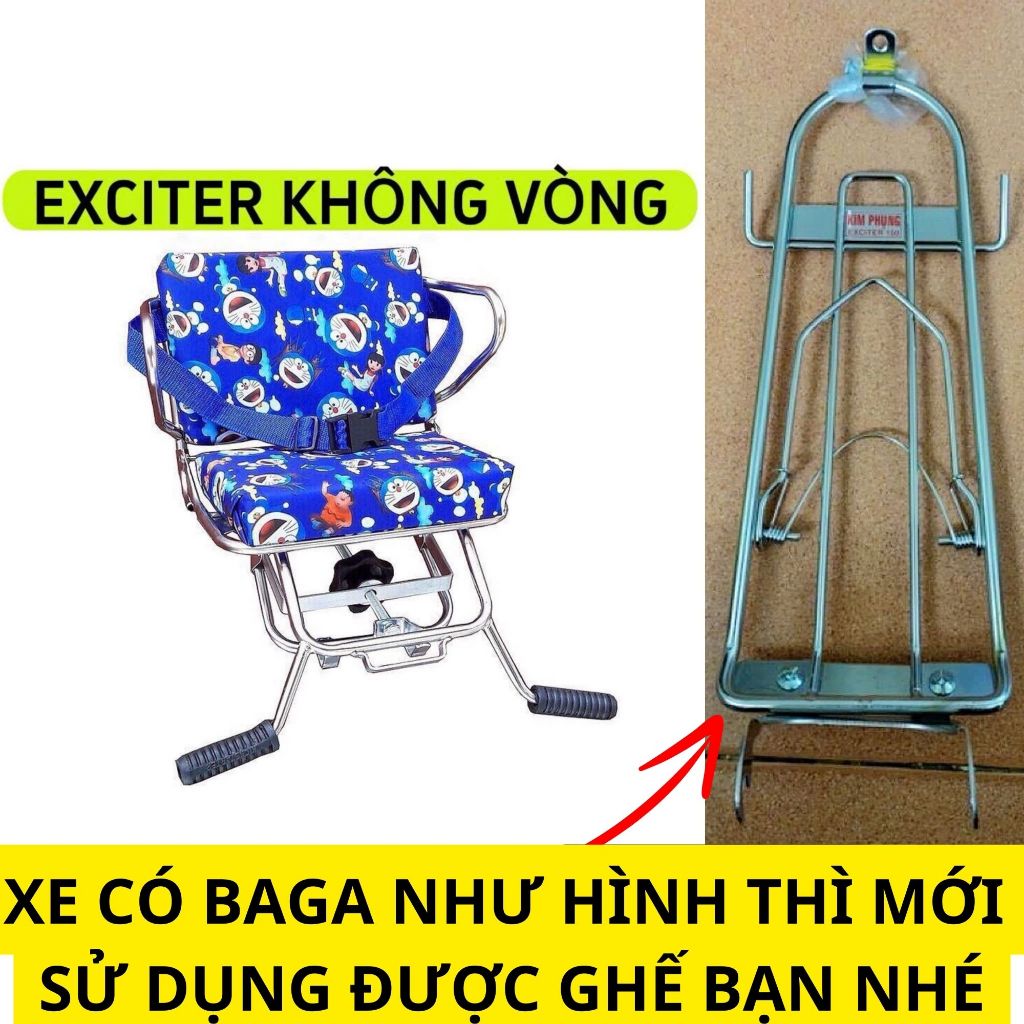 [ SỐ GẬP EX ] GHẾ SỐ GẬP EXCITER AN TOÀN CHO BÉ