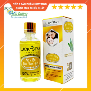 Tinh Dầu Tràm Nguyên Chất Mẹ và Bé Lucky Star 50ml