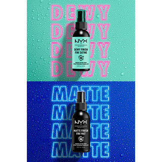 Xịt Khóa Make Up Nyx, Xịt Khóa Nền Nyx Setting Spray Nyx Matte Finish, Dewy Finish.