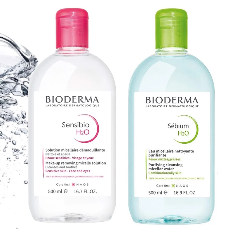 Nước Tẩy Trang Bioderma Crealine H2O 500ml ,Tẩy Trang Bio Quốc Dân Dành Cho Mọi Loại Da