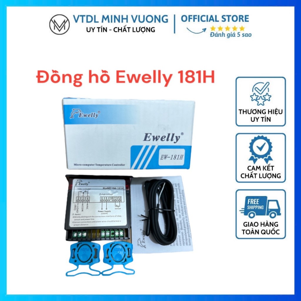 Bộ Điều Khiển Nhiệt Độ Ewelly 181H cho máy lạnh