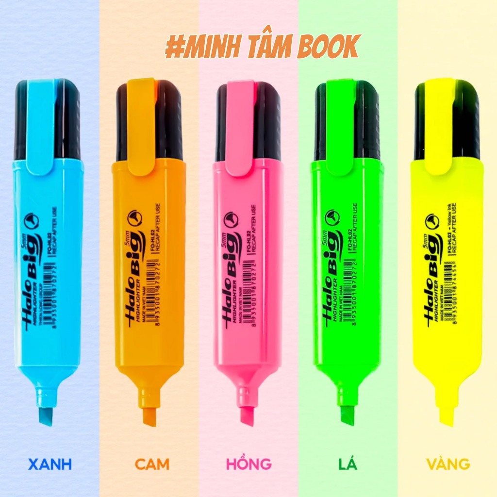 Bút Highlight - Bút Nhớ Dòng, Bút Dạ Quang Thiên Long FO-HL02 Nhiều Màu ...