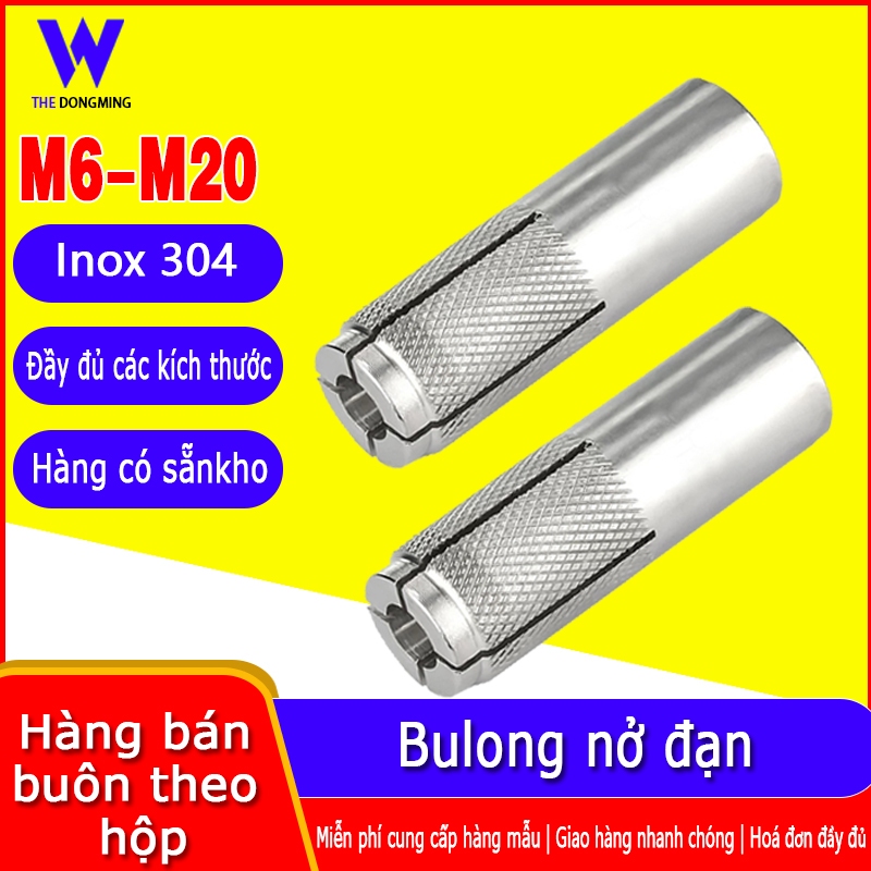 Nở đạn inox 304 M6 M8 M10 | Shopee Việt Nam