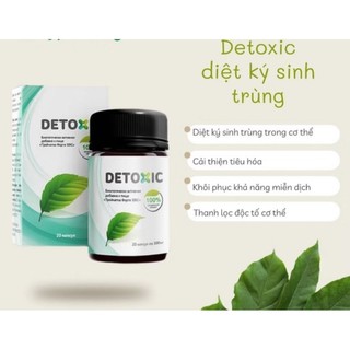 Viên uống diệ.t k.ý s.inh trùng DETOXIC (NGA)  Hộp 20 viên