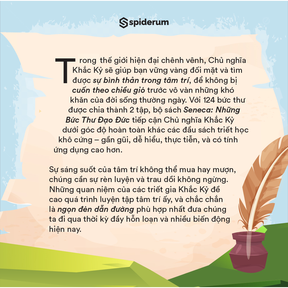 Ảnh Combo Sách Suy Tưởng và Seneca: Những Bức Thư Đạo Đức - Chủ nghĩa khắc kỷ trong đời sống 4