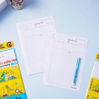 Giấy Kiểm Tra Kẻ Ngang Mix CLASSMATE Thiết Kế Hình Thí Nghiệm, Bề Mặt Láng Mịn, Viết Êm Tay CL-TP304